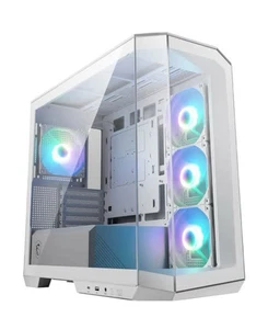 MSI MAG PANO M100R PZ Gaming Computer Case - White Micro-ATX PC Case - Picture 1 of 4