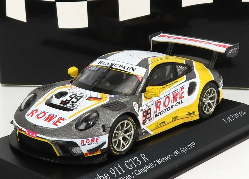 1/43 MINICHAMPS - PORSCHE - 911 991-2 TEAM ROWE RACING N 99 7th 24h SPA 41019609 - Immagine 1 di 1