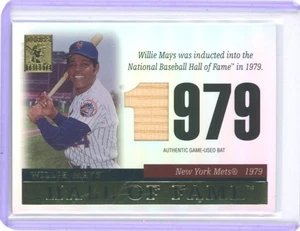 2004 WILLIE MAYS TOPPS TRIBUTE HALL OF FAME GAME USED BAT RELIC!! - Picture 1 of 2