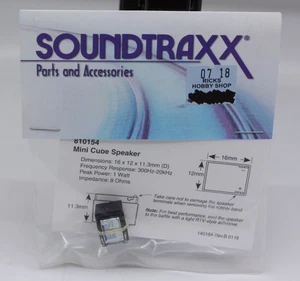 SoundTraxx 810154 Mini Cube Lautsprecher/Schallwand 8 Ohm 15 x 12 x 11 mm. - Bild 1 von 1