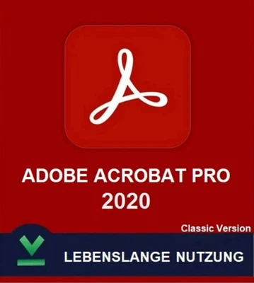 Adobe Acrobat Pro 2020 | Lebenslange Nutzung | 1 Gerät | Windows | Kein Abo - Bild 1 von 4