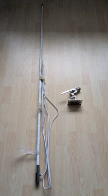 Glomex VHF Funk Antenne 156-162 Mhz mit Kippgelenkfuß V4A Boot Yacht - Bild 1 von 3