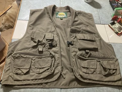 Cabelas Men's/ Unisex Fly Fishing Vest M/M Multi Pocket Green Hunting Outdoors - Image 1 of 4