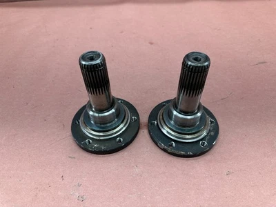 BMW E85 Z4 3.0L Differential Axle Output Shaft Drive Flange Pair OEM 123K Miles - Image 1 of 4