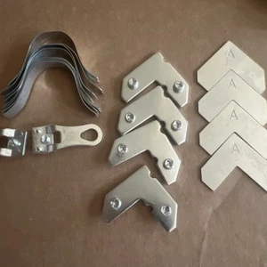 Metal Aluminum Frame Hardware Pack, Screw Down Hanger, 1 pkg. Nielsen/Designer - Picture 1 of 4