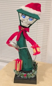 Vintage Telco 1997 Frank E Post animierte singende Lampe Post GETESTET Weihnachten 21" - Bild 1 von 10