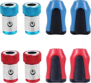 4 soportes de anillo de tornillo magnético con magnetizador para destornillador hexagonal y potencia B - Imagen 1 de 6
