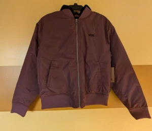 Vans Women's Wine Ashley Hooded Bomber Jacket (VN000BN7ALI) Sizes XS/S/M - NWT - Picture 1 of 5