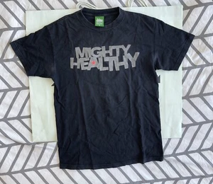 Mighty Healthy T Shirt Black Sz M 100 % Authentic - Picture 1 of 3