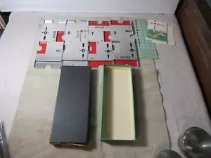J-R Official Vintage 1963 Red/Silver Aluminum Duplicate Bridge Boards 5-8 w/ Box - Picture 1 of 6