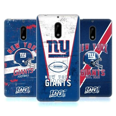 FUNDA OFICIAL DE GEL SUAVE ARTE LOGOTIPO DE LOS GIGANTES DE NUEVA YORK DE LA NFL PARA TELÉFONOS NOKIA 1 Foto 1 de 4
