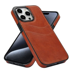 HandyHülle Für iPhone 15 Pro Max 14 13 12 11 Leder Kartenfach Tasche Schutzhülle - Bild 1 von 17