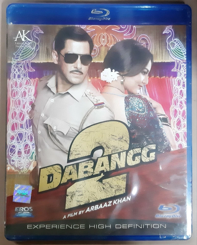 Dabangg 2 Blu-Ray - Salman Khan, Prakash Raj - Bollywood Movie Bluray - Image 1 of 1