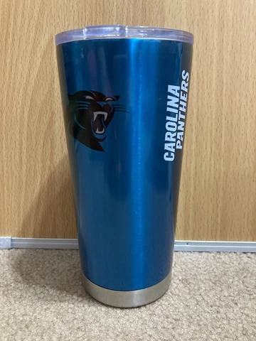 Carolina Panthers 20 oz Stainless Steel Insulated Ultra Travel Tumbler Mug Cover