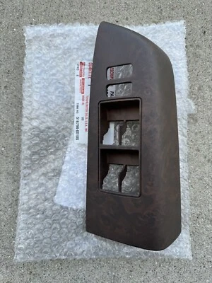 07-13 TOYOTA TUNDRA MASTER INTERRUPTOR DE VENTANA ELÉCTRICA BISEL MOLDURA FABRICANTE DE EQUIPOS ORIGINALES GRANO DE MADERA FABRICANTE DE EQUIPOS ORIGINALES NUEVO Foto 1 de 3