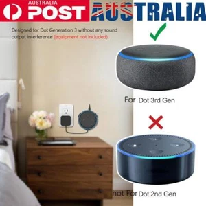 Wall Mount Holder for Echo Dot 3rd Generation Smart Home Speakers (Black) - Picture 1 of 8