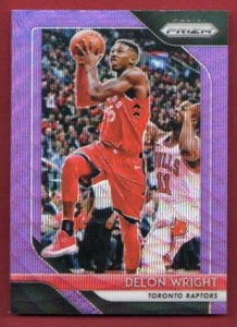 Delon Wright Purple Wave 2018-19 Prizm 113 Refractor Prism Raptors Panini Mint - Picture 1 of 1