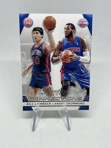 2014-15 Prestige Connections #9 Andre Drummond Bill Laimbeer - NM-MT