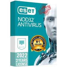 Eset NOD32 ANTIVRUS 2022 - 2 años 1 dispositivo-global genuino de activación
