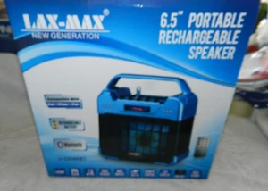 LAX-MAX New Generation Portable blue tooth rechargeable speaker LI-S20140(BT) - Picture 1 of 14