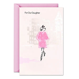 Sweet BIRTHDAY Card FOR DAUGHTER FROM PARENTS by American Greetings + Envelope - Picture 1 of 4