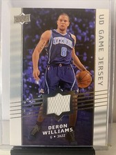 2008-09 Upper Deck UD GAME JERSEY Deron Williams #GA-DW