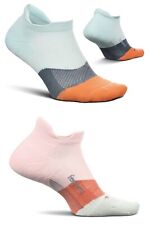 Feetures Elite Ultra Light No Show Tab Socks Targeted Compression running socks