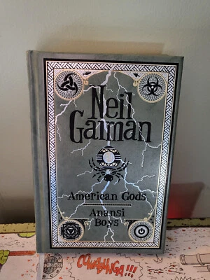 American Gods Anansi Boys Neil Gaiman Special Edition 2005 Singed Foto 1 de 4