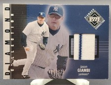 2002 UPPER DECK DIAMOND COLLECTION #264 JASON GIAMBI NY YANKEES JERSEY /775