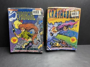  Vintage Sealed COMPUTER PINBALL GAMES PC 3.5 DISK IBM  CYBORGIRL CRASH & BURN  - Picture 1 of 12