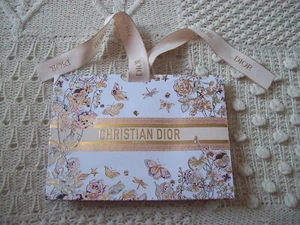 Christian Dior Floral Butterfly Gift Bag Ltd Edition Pink, Cream, Gold & Ribbon - Picture 1 of 11