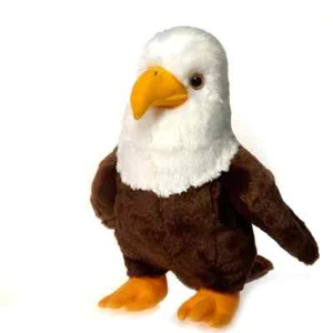 Eagle Bird Plush Toy 16.5 inch tall Large by Fiesta Toy Soft New w/tag - Picture 1 of 3