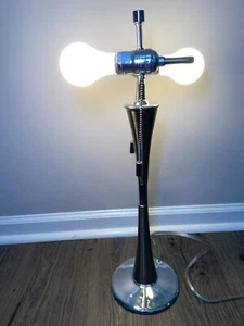 Lámpara de mesa de acero inoxidable cadena de tracción portátil de doble luz - Imagen 1 de 10