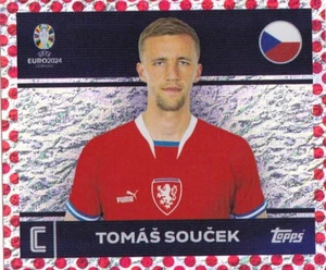 Topps Euro 2024 Sticker Czechia CZE 2 Tomas Soucek Captain Euro Border - Bild 1 von 2