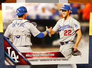 2016 Topps Mini Baseball Team Card of Los Angeles Dodgers #24 (NM) Free Returns