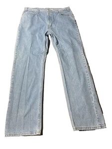 Vintage Levi's 505 Jeans Men's 40 x 34  Light Wash Denim 90s NICE!! - Picture 1 of 9