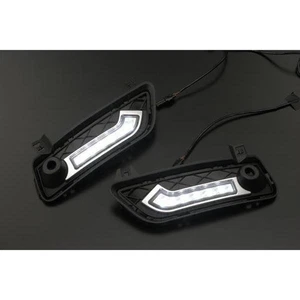 F25 X3 11-16 BMW Non-M Grill Fog Bumper LED DRL Daytime Running Light - Foto 1 di 3