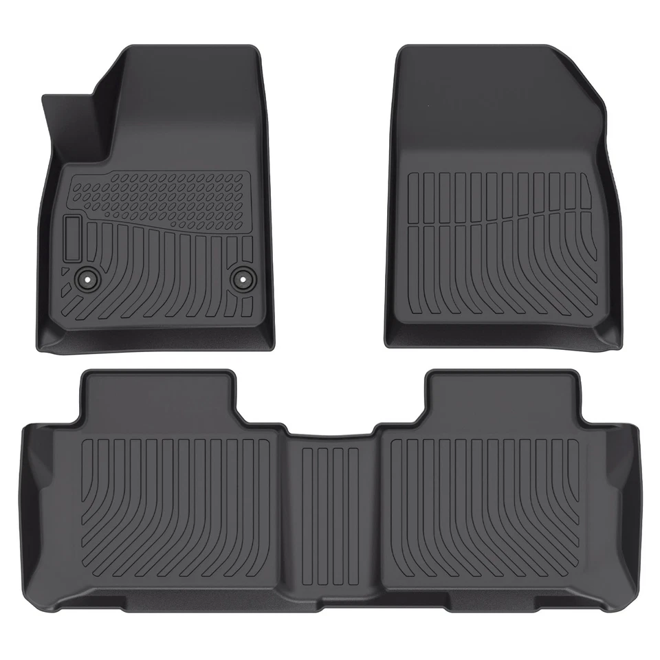 Floor Mats Liner Carpets For 2017-2023 GMC Acadia TPE Rubber All Weather 3PCS Foto 1 de 4