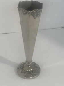 Sheffield of England Silber Vase Lbs Co 565 Trauben und Blätter Muster - Bild 1 von 6