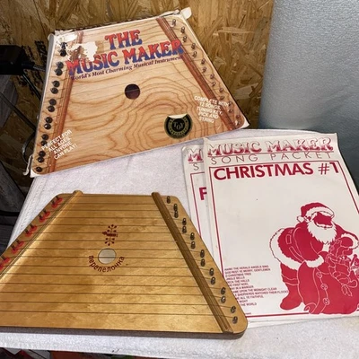 Nepeneoyka Music Maker Lap Harp Musical Instrument With Music Song Sheet 2 Packs - Image 1 of 4