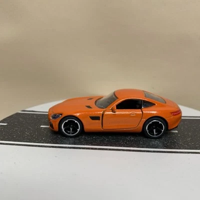 2023 Majorette Jada Pink Slips Mercedes AMG GT Orange w/Opening Doors 1:64 NM - Image 1 of 4