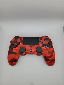 Mando Inalámbrico Sony DualShock 4 - Rojo Camuflaje PROBADO FUNCIONANDO - Imagen 1 de 2