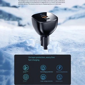 130W Vehicle Charger for Drones with Optimized Heat Dissipation and Safety - Zdjęcie 1 z 12
