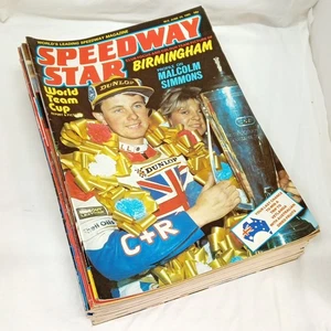 Mixed Bundle, Job Lot Speedway Star Magazine. 1985-1991. 35 Editions - Picture 1 of 10