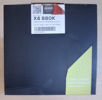 CPU AMD Athlon x4 880K Box usato, con ventola AMD nuova mai usata (vds foto) - Immagine 1 di 4