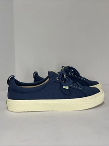Cariuma Men’s 10 Women's 11.5 Shadow Blue Canvas OCA Low Sneakers - Picture 1 of 7
