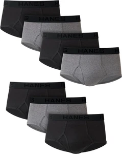 Ultimate Men'S Briefs, Soft Moisture Wicking Underwear, Tagless, 7-Pack - Picture 1 of 14