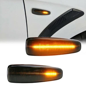 Amber Smoked LED Side Markers Compatible with For Mitsubishi Mirage 2014+ - Picture 1 of 11