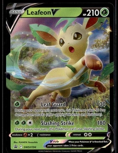 SWSH: Sword & Shield Promo Cards #SWSH194 Leafeon V - Picture 1 of 2