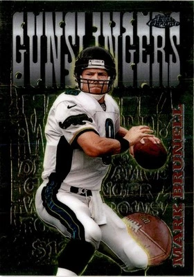 1998 Topps Chrome #7 Mark Brunell Season's Best Jacksonville Jaguars - Image 1 of 2